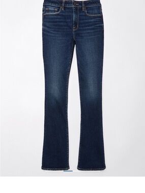 American Eagle Outfitters Dark Indigo High-Rise Bootcut Jeans